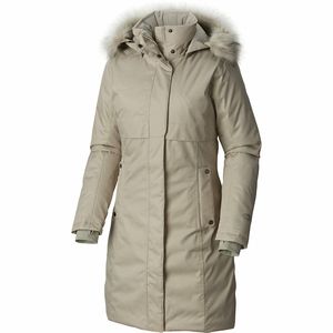 Columbia Apres arson Omni heat long down jacket